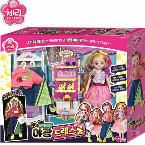 드레스 야광 인형 악세사리 패션 인형 소품 옷걸이 옷장 - 상품 이미지