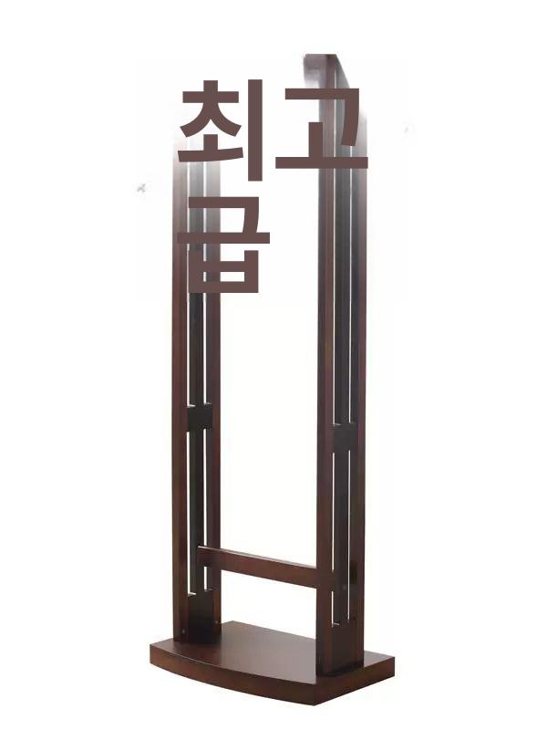호두 스탠드 원목 정장 양복걸이 월넛 자켓 사무실 럭셔리 테일러샵 호텔 매장 옷걸이 - 상세 이미지 5