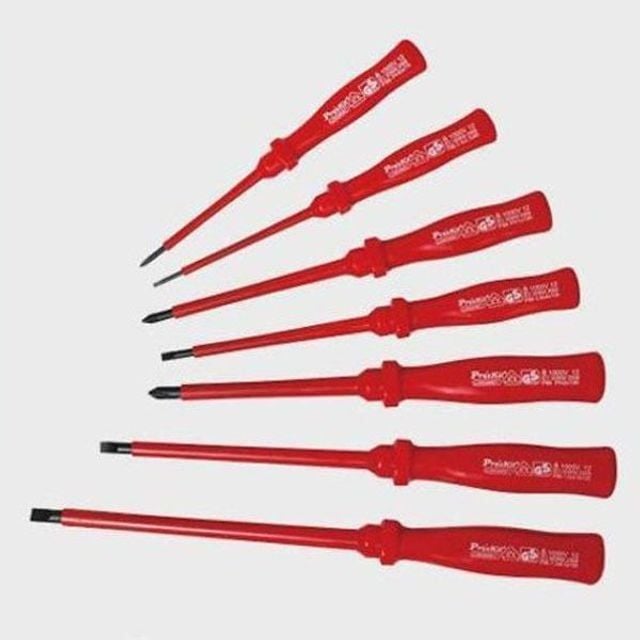안전한 Coms Prokit 1000V 초고압 절연 드라이버 세트 - 상품 이미지