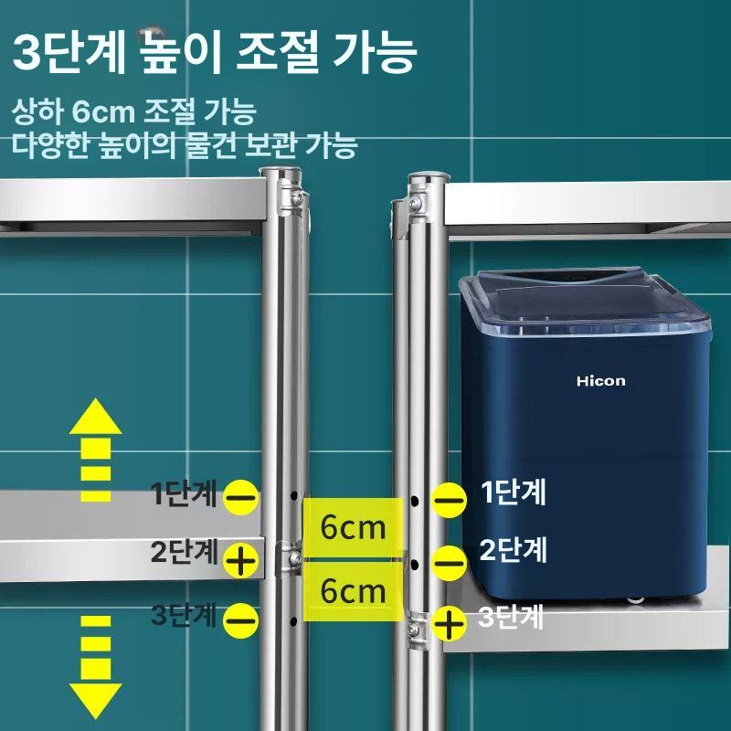 다용도 선반 스테인레스 앵글랙 진열대 수납장 조립식 정리용 창고 메탈 거치대 - 상세 이미지 3