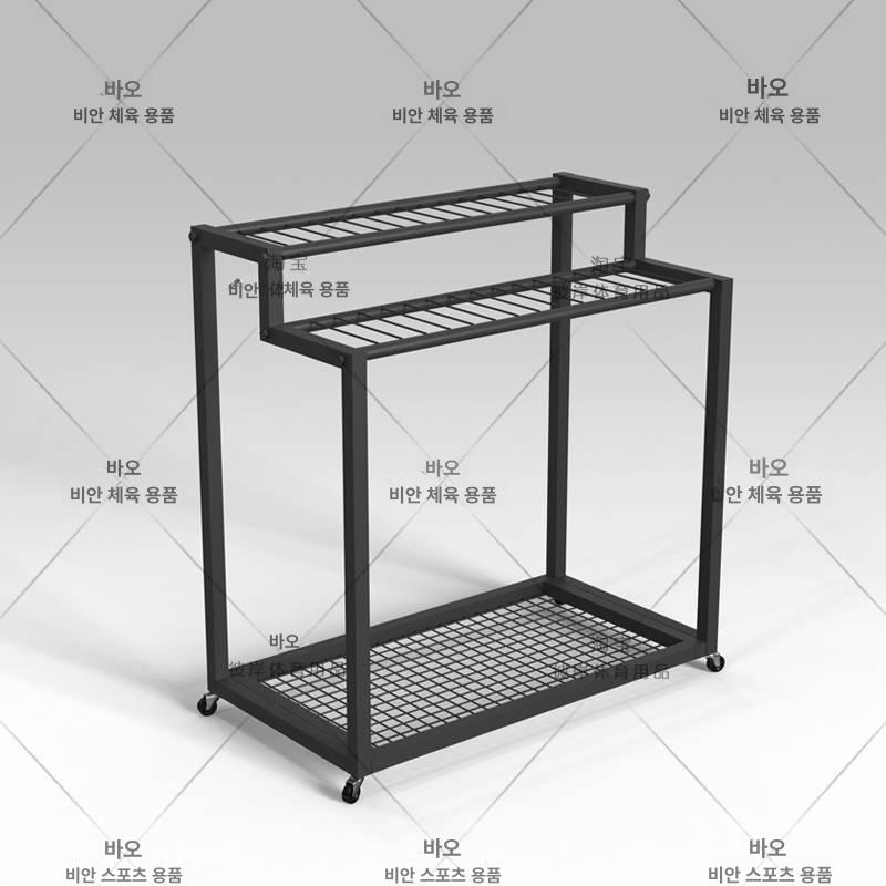 라켓 거치대 배드민턴 테니스 보관대 정리 블랙 스탠드 진열 수납함 운동용품 보관함 - 상세 이미지 5