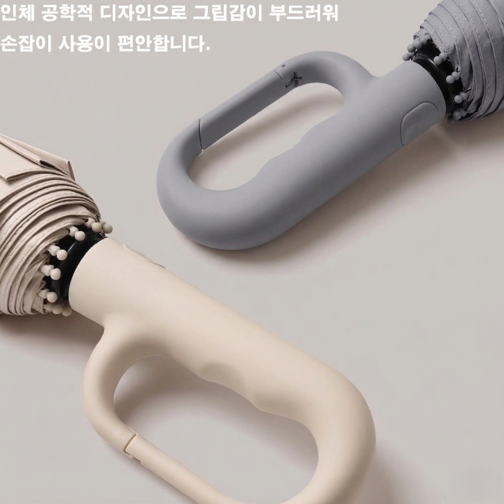 데일리콤프 가방 걸이 고리형 손잡이 유리섬유 이중살 강풍 골프 우산 이미지 7
