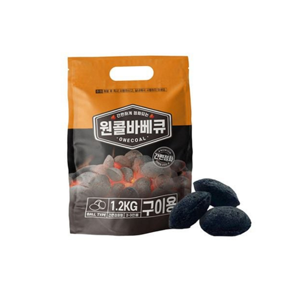 착화형 바베큐 숯 구이용 캠핑 숯 간편 연료 야외