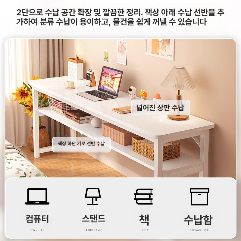 침대옆 선반 틈새 좁은 수납장 침실 협탁 미니 사이드 좁은폭 테이블 - 상세 이미지 3