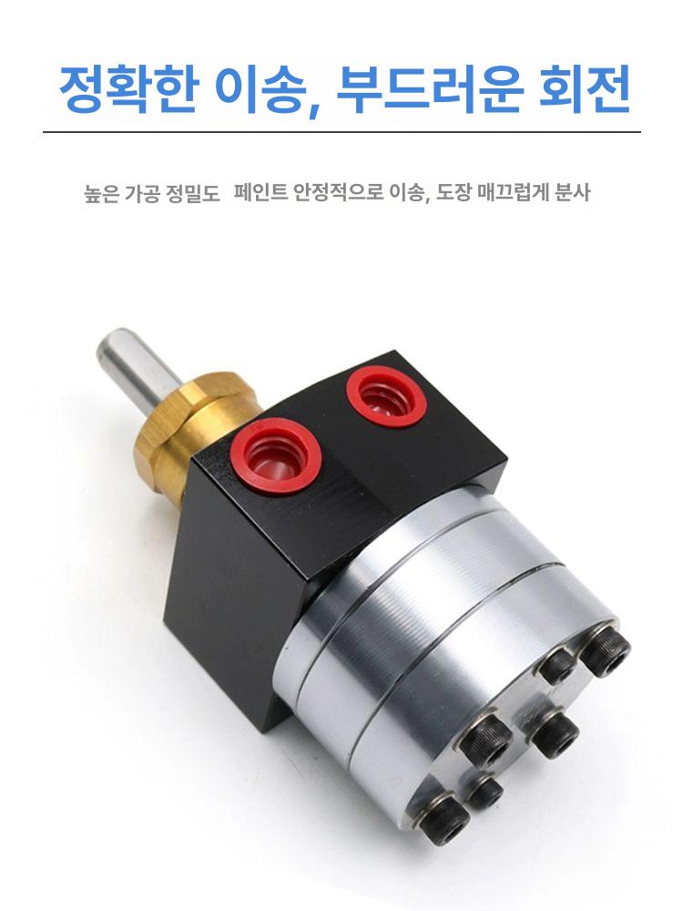 정밀 계량 기어펌프 원형 나노코팅 오일 페인트 셀프 정량 산업용 구동용 라운드 펌프 - 상세 이미지 3