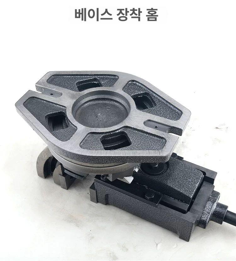 회전 바이스 각도조절 밀링 틸팅 테이블 탁상용 정밀 벤치 산업용 플랫 연마기 - 상세 이미지 5