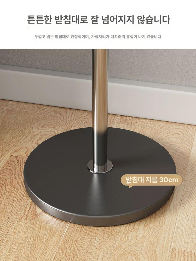 튼튼한 스테인리스행거 사무실 옷가게 이동식 스탠드 메탈 옷걸이 - 상세 이미지 3