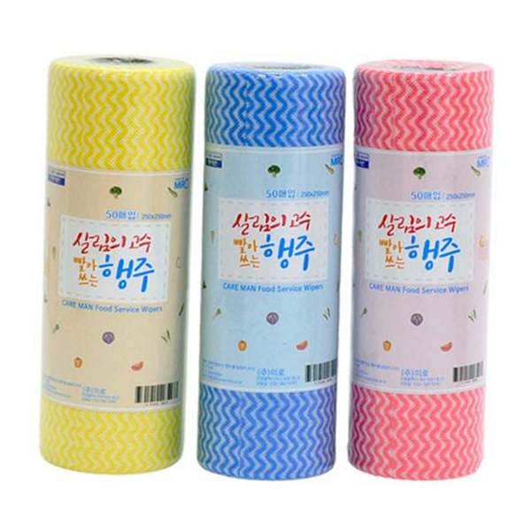일회용 롤 행주 업소용 주방 행주 가정용 다용도 청소 설거지 - 상품 이미지