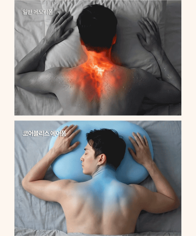 목디스크베개 일자목 거북목 경추 옆으로자는베개 메모리폼 판매처 상세 정보 이미지 4