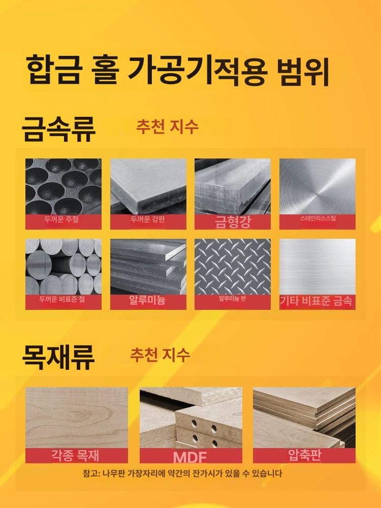 타일 드릴비트 홀쏘 타공 커터 다이아몬드 컵 뚫기 공구 파이프용 - 상세 이미지 5