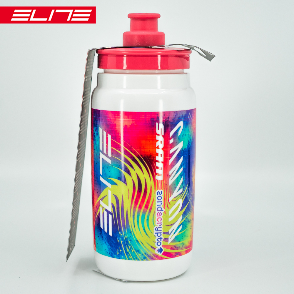 엘리트 자전거 물통 플라이 팀 운동 물병 550ml, TEAM CANYON SRAM - 상품 이미지
