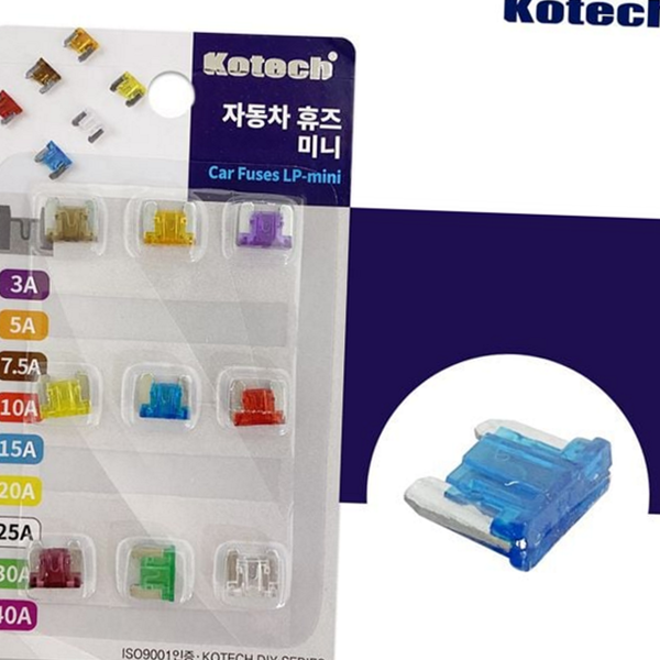 교체용 자동차 휴즈 차량용 자동차 퓨즈 알루미늄 플라스틱 전기 부품 - 상품 이미지
