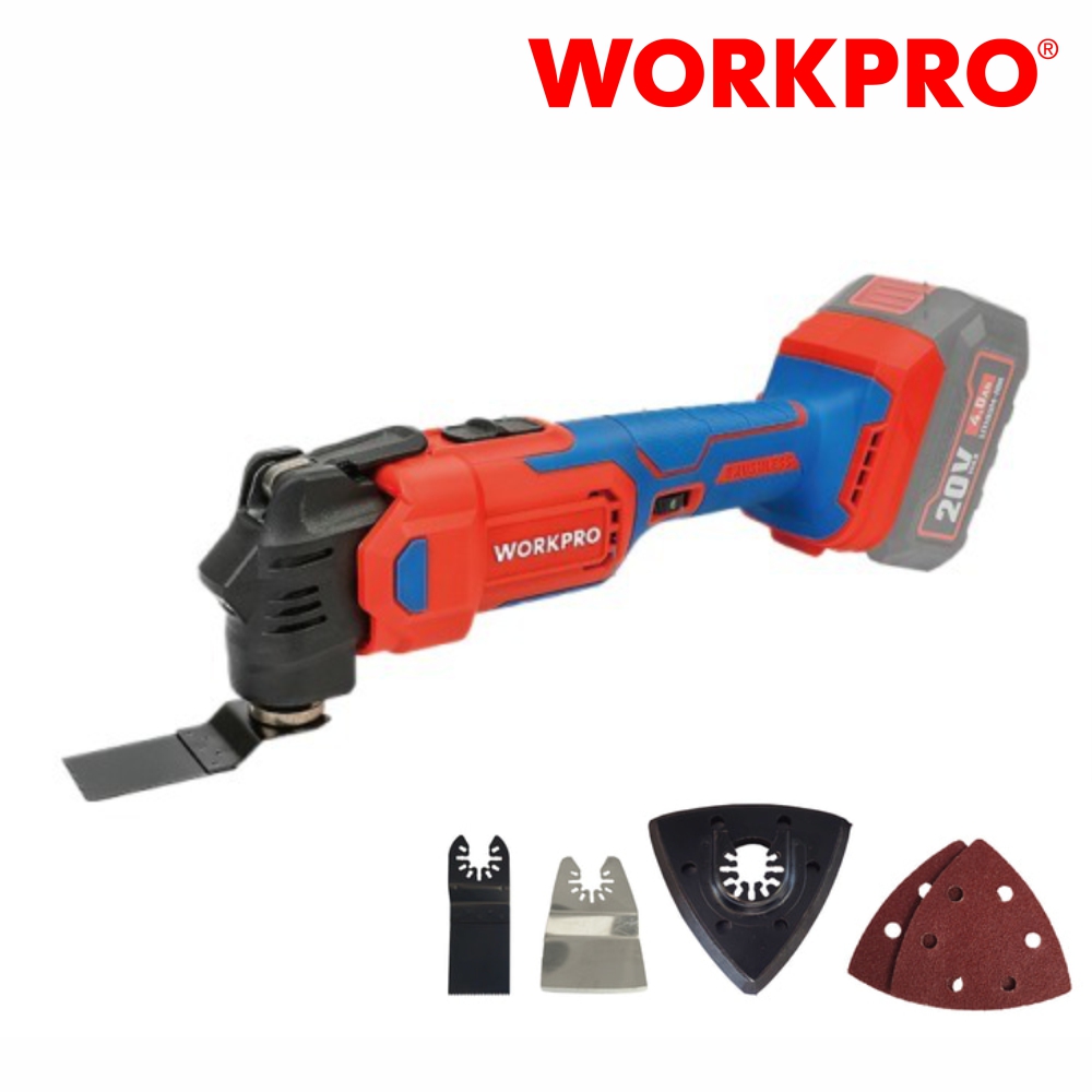 워크프로 20V 멀티커터 WP393006 베어툴 19000RPM 브러쉴리스 모터 본체만 - 상품 이미지