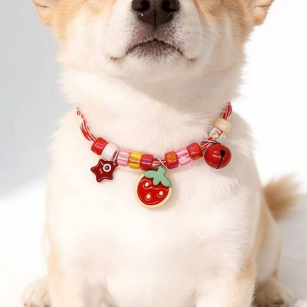 가벼운 고양이 목걸이 팬던트 강아지 목걸이 반려동물 조절 장식 - 상품 이미지