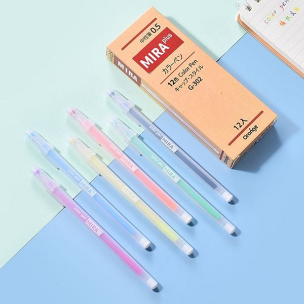 부드러운 중성펜 드로잉 0.5mm 얇은 필기 학용품 - 상품 이미지