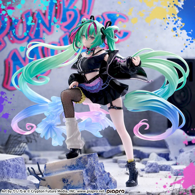 [당일출고](일본내수용)세가 FIGURIZMα 보컬로이드 하츠네 미쿠 피규어 Punk! - 상세 이미지 2