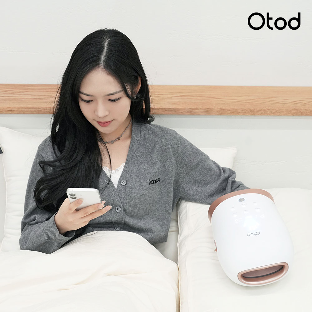 코오롱 오토드 손마사지기 손목 손가락 손찜질 손목안마 팔목 무선 온열 핸드마사지기 - 상세 이미지 2