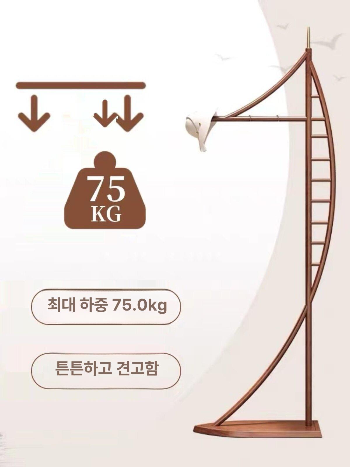 골드 행거 옷걸이 옷가게 철제 북유럽 인테리어 이동식 - 상세 이미지 2