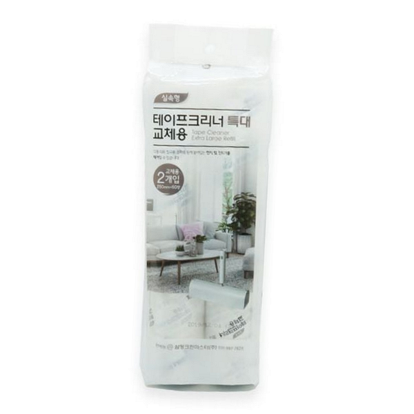 찍찍이 테이프 클리너 접착식 롤러 클리너 청소용 리필 - 상품 이미지