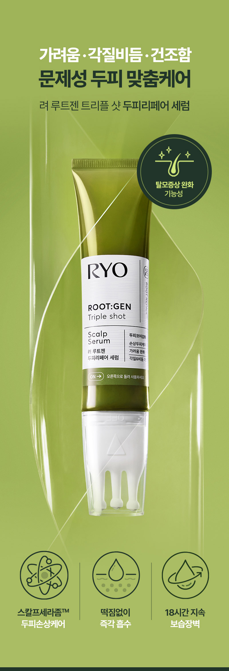 RYO Root:Gen Triple Shot Scalp Serum - description 1