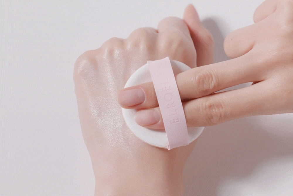 ELROEL Strawberry Milk Tone-up Sun Cushion - description 24
