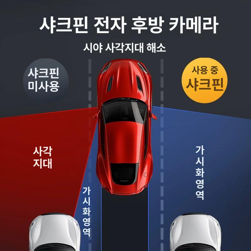 사이드미러카메라 화물차 측면 측방 사각지대 안전 보조미러 와이드뷰 고화질 2채널 블랙박스 7인치 싱글 렌즈 - 상세 이미지 4
