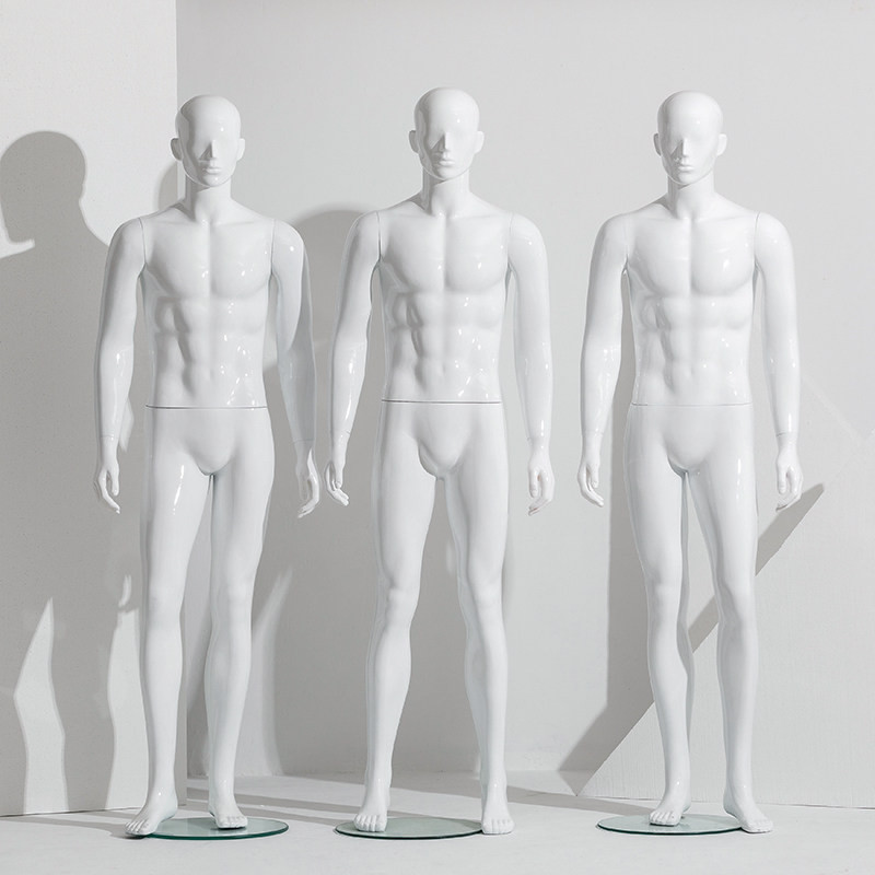 남성 마네킹 전신 블랙 촬영 디스플레이 근육 바디 정장 운동 - 상세 이미지 3