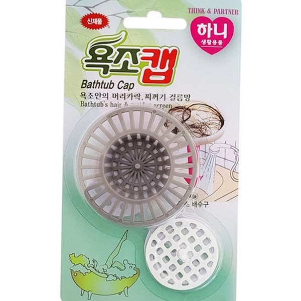 머리카락 욕조 배수구 캡 이물질망 욕실 배수구 마개 필터 커버 - 상품 이미지