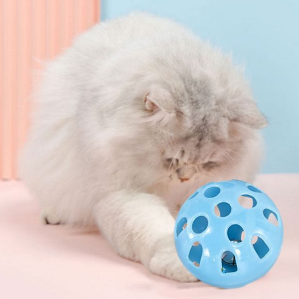플라스틱 고양이 방울 공 스프링 고양이 사냥 장난감 반려묘 토이 - 상품 이미지