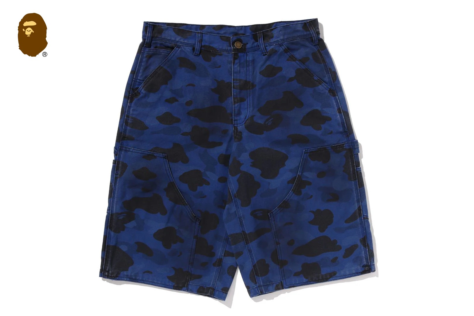 베이프 바지 SOLID 1ST CAMO GARMENT DYED RELAXED FIT WORK SHORTS 1M30-153-310 - 상세 이미지 2
