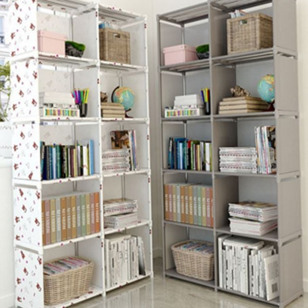 조립식 오픈형 책장 다용도 리빙룸 책장 플라스틱 자취방 - 상품 이미지