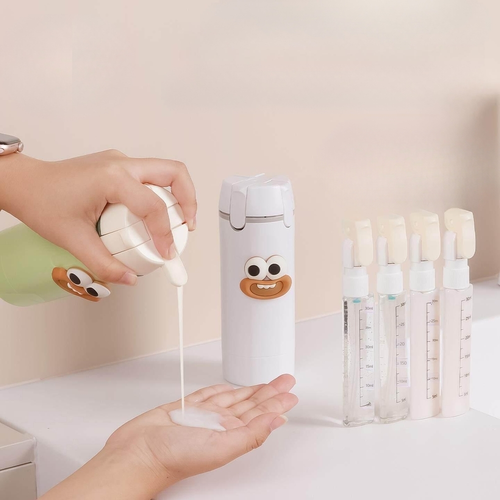 헬스장 세면용품 올인원 용기 샴푸 컨디셔너 바디워시 여행용 용기 휴대용 세면도구 - 상세 이미지 4