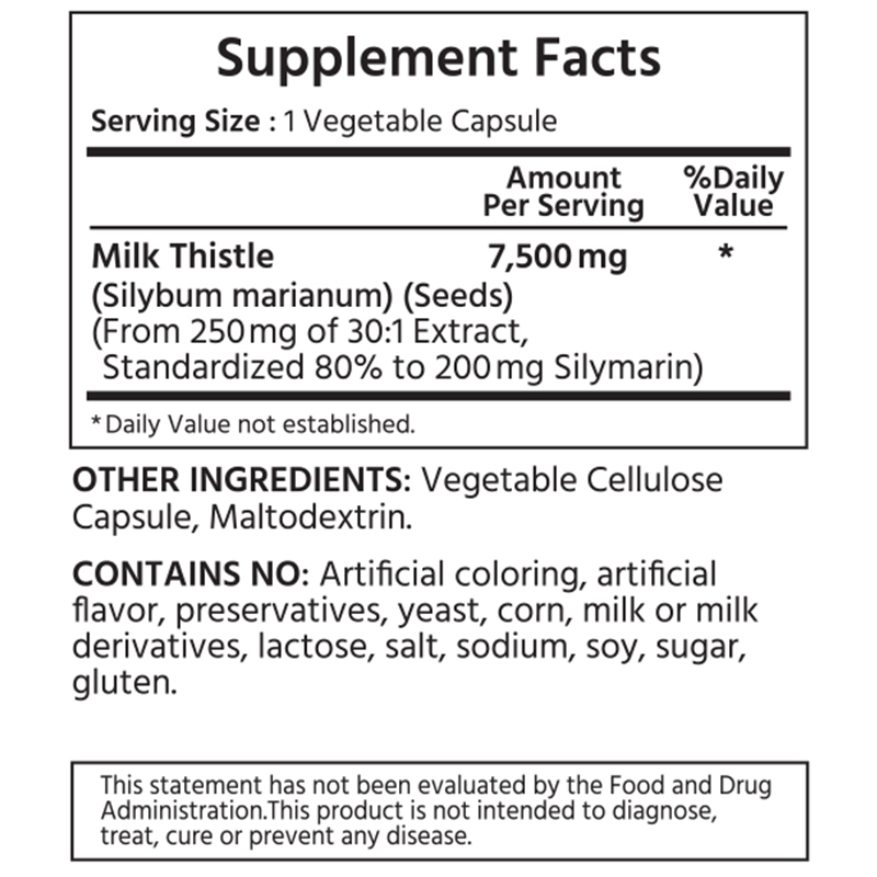 마이라이프 내추럴스 스탠다드 밀크씨슬 250mg 실리마린 200mg 240캡슐, 4개 - 상세 이미지 2