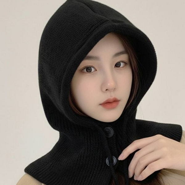 모던 여성 후드 워머 스누드 넥 워머 방한 겨울 - 상품 이미지