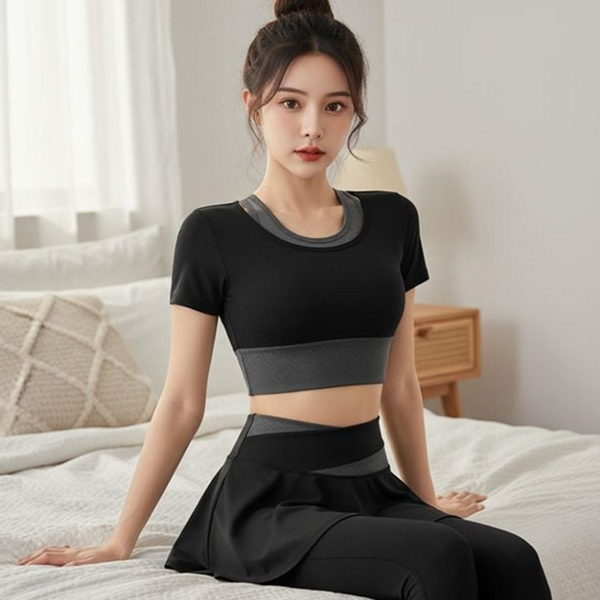 트레이닝복 여성 운동복 러닝복 여성 레깅스 상하의 헬스 - 상품 이미지