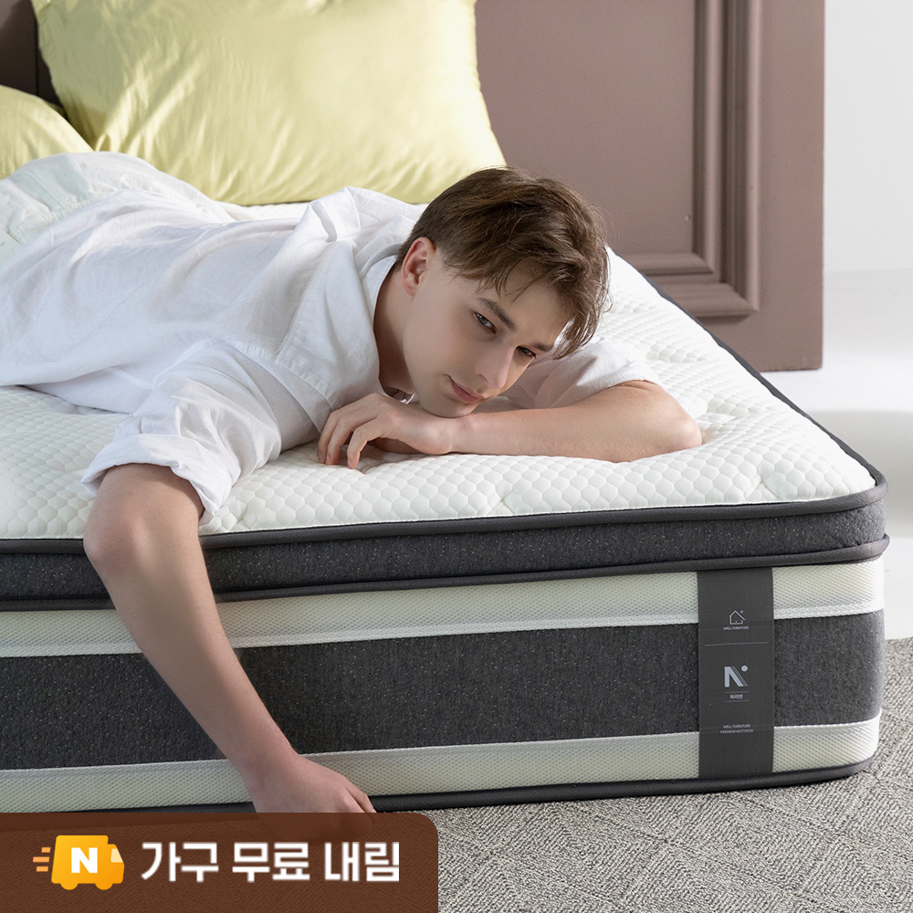 더매직 허리 환자가 만든 침대 바닥 매트리스 28cm, Q(퀸), 미디엄하드 이미지 3