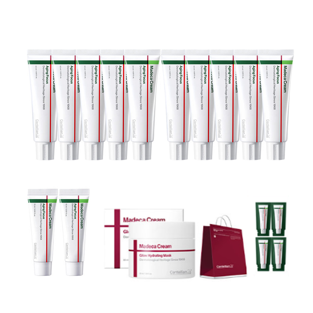 동국제약 마데카크림 에이징포커스 시즌8 50ml 10+15ml 2+1ml4+글로우마스크1 - 상품 이미지