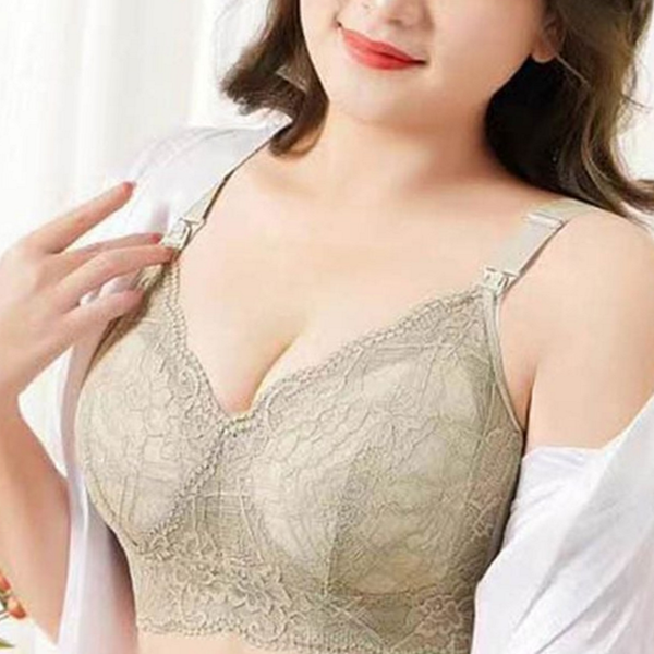편안한 빅사이즈 브라 노와이어 여성 브라 데일리 볼륨 속옷 - 상품 이미지
