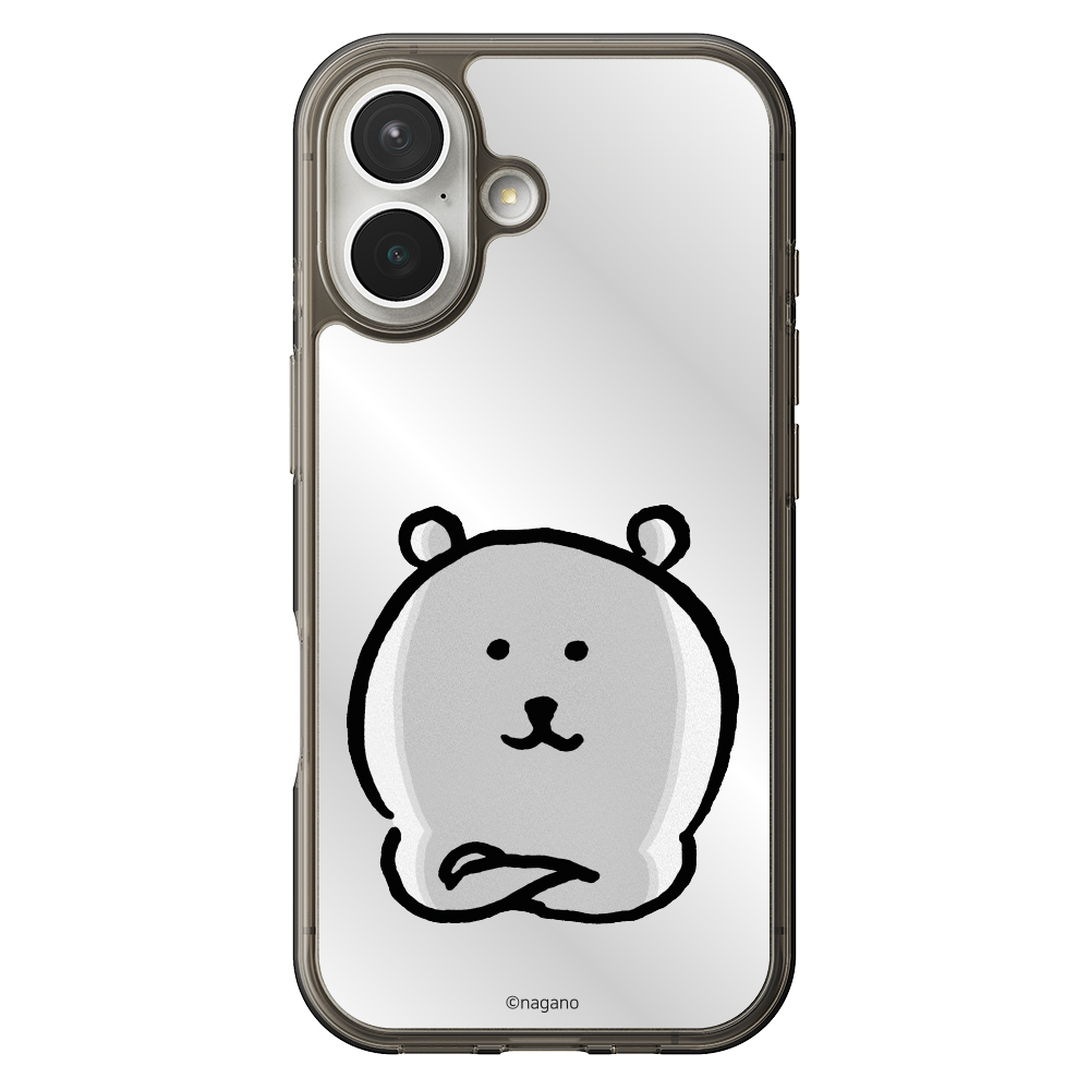 귀여운 캐릭터 디자인 커플 맥세이프 케이스 담곰이 농담곰 미러 블랙, 아이폰16 - 상세 이미지 2