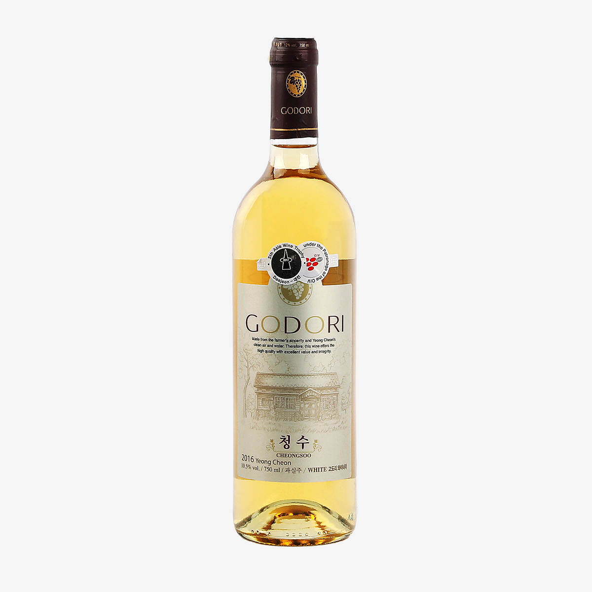 고도리 화이트와인 청수 10.5도 750ml 프리미엄 거봉 화이트 와인 과실주 과일주 - 상세 이미지 5