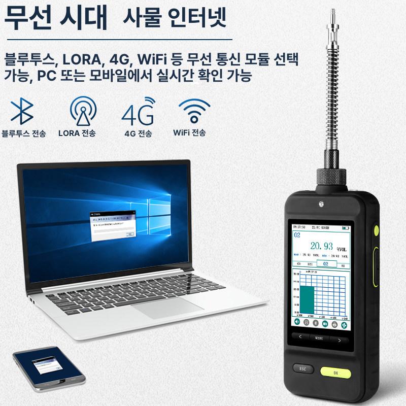 흡입식 VOC 측정기 암모니아 이산화황황 산소 황화수소 일산화탄소 감지기 - 상세 이미지 3