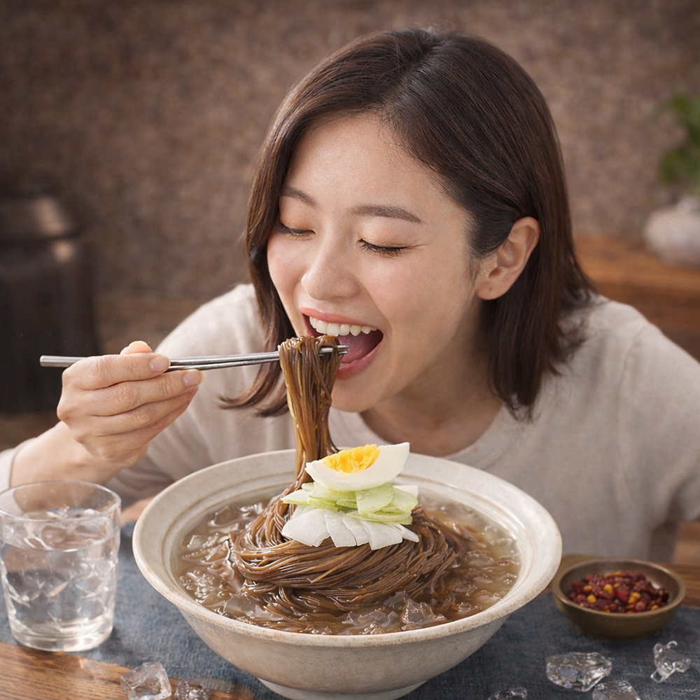 백년보다깊은맛 칡냉면 10인분 세트 물냉면 비빔냉면 냉면사리 육수 비빔장 이미지 6