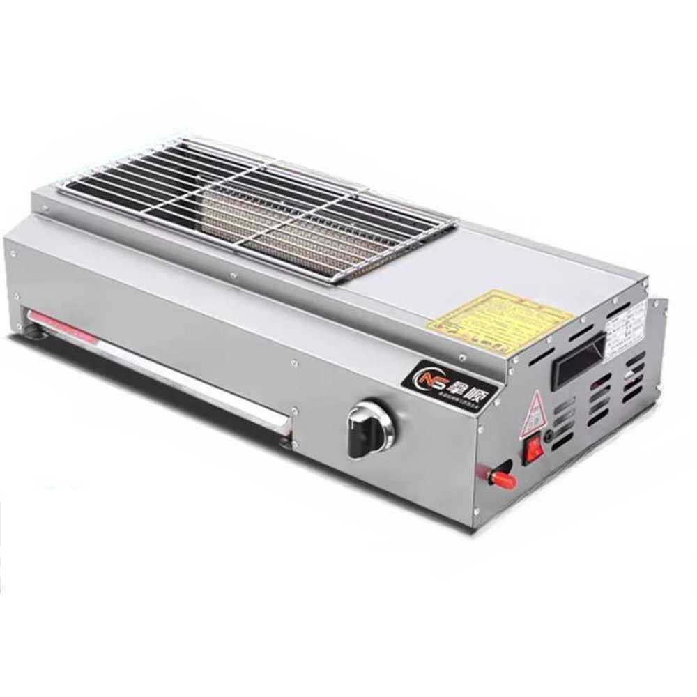 꼬치 굽는 기계 업소용 노점 바비큐 꼬치 거치대 그릴 20cm - 상품 이미지