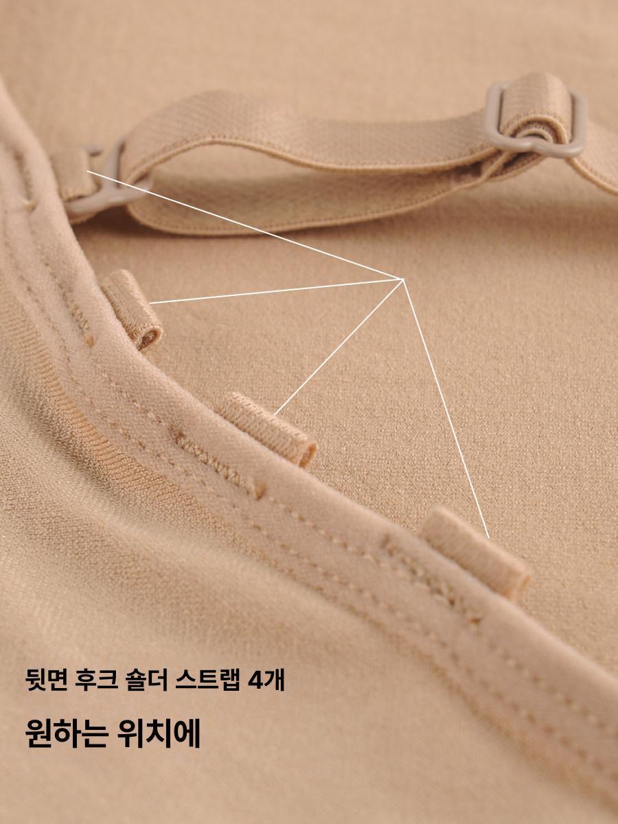 스킨톤 레오타드 이너 긴팔 성인 사이즈 발레 투명 망사 조끼 티셔츠 여성 슬림 - 상세 이미지 5