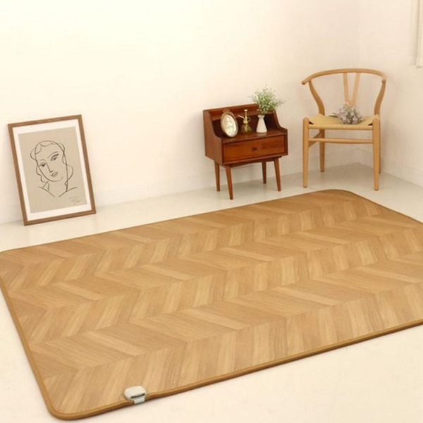 가정용 해링본 온열매트 카펫형 거실 전기 장판 바닥 매트 - 상품 이미지