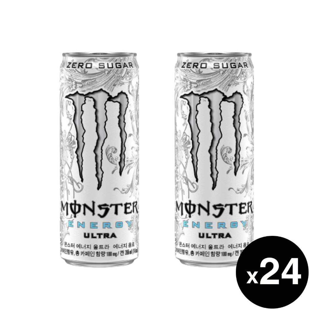 몬스터 에너지 울트라, 355ml, 24개 - 상품 이미지