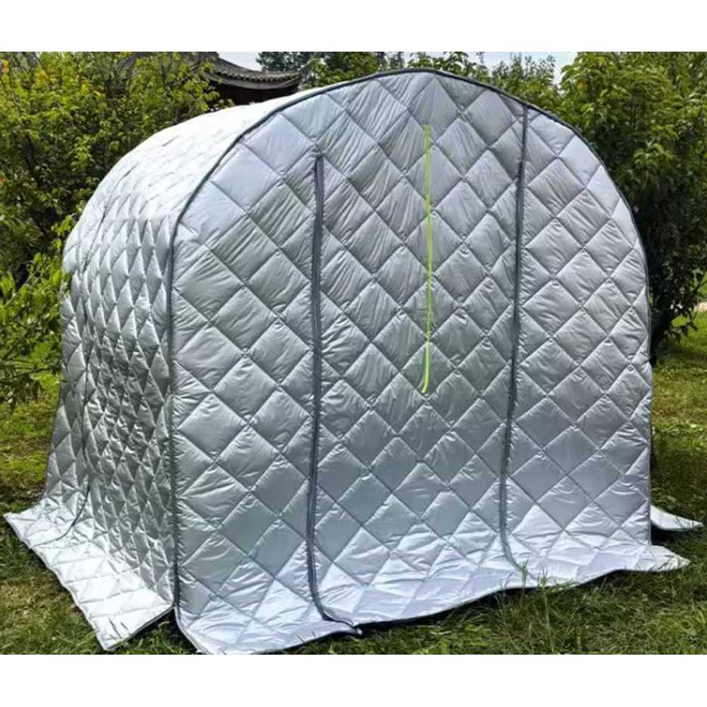 비닐하우스 난방 커버 실외 온실 방한 단열 덮개 도구 2x2x2m - 상품 이미지