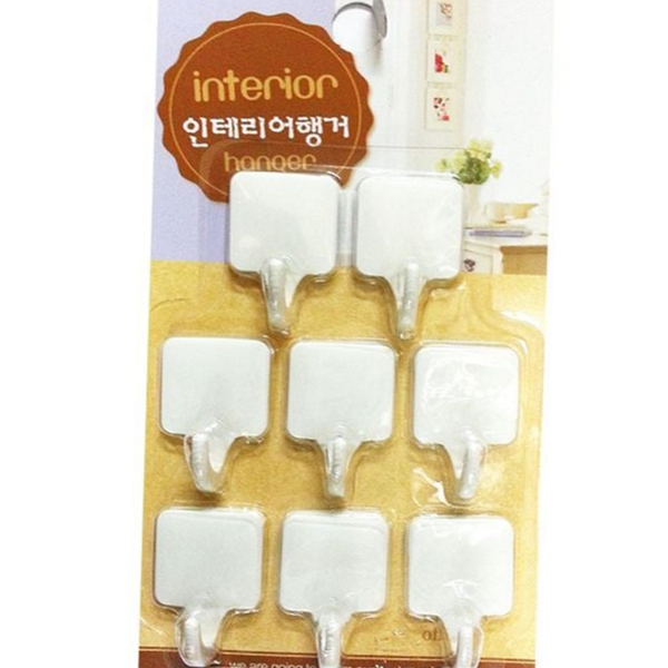 다용도 접착식 행거 모자걸이 벽걸이 후크 문걸이 옷걸이 - 상품 이미지