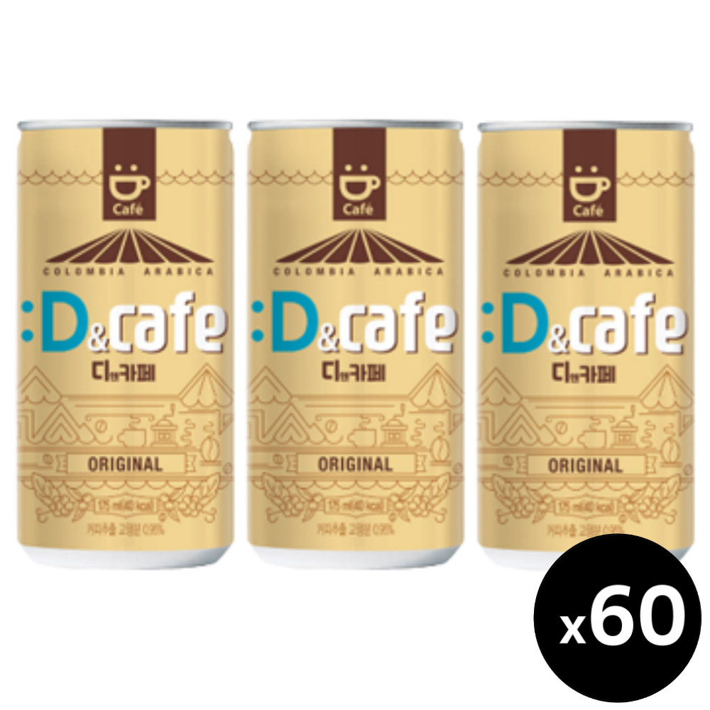 디앤카페 오리지널 커피, 175ml, 60개 - 상품 이미지