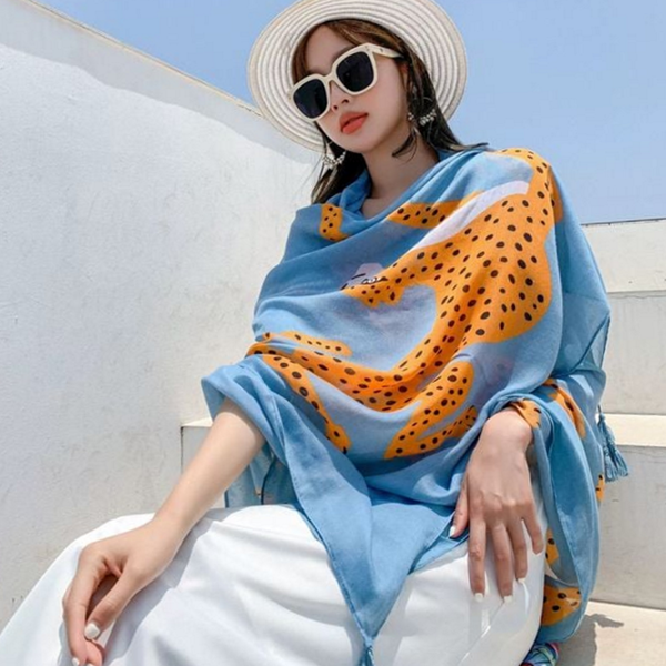 사계절 데일리 스카프 나들이 패션 스카프 휴양지 비치 - 상품 이미지